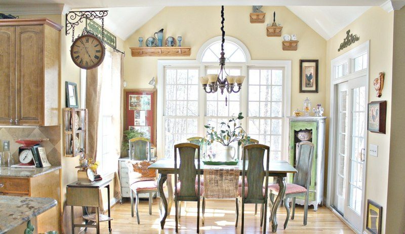 Style campagne chic – laissez entrer l'ambiance provinçale ! Décor Ancienne Banquette