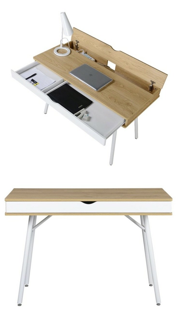 table-bureau-moderne-esprit-nordique-tiroir-rangement-cachette