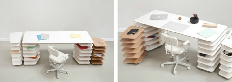 table-bureau-modulable-bois-blanc-rangement-accordéon