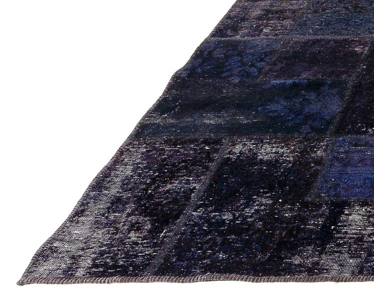 tapis-patchwork-vintage-fait-main-effet-usé-bleu-nuit-Ebru