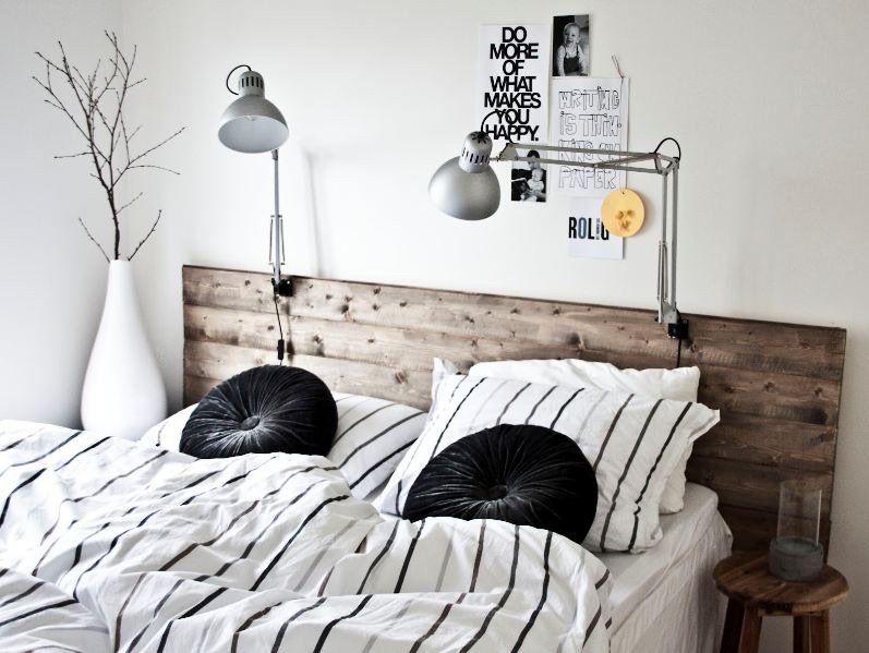 tête de lit design -bois-massif-style-rustique