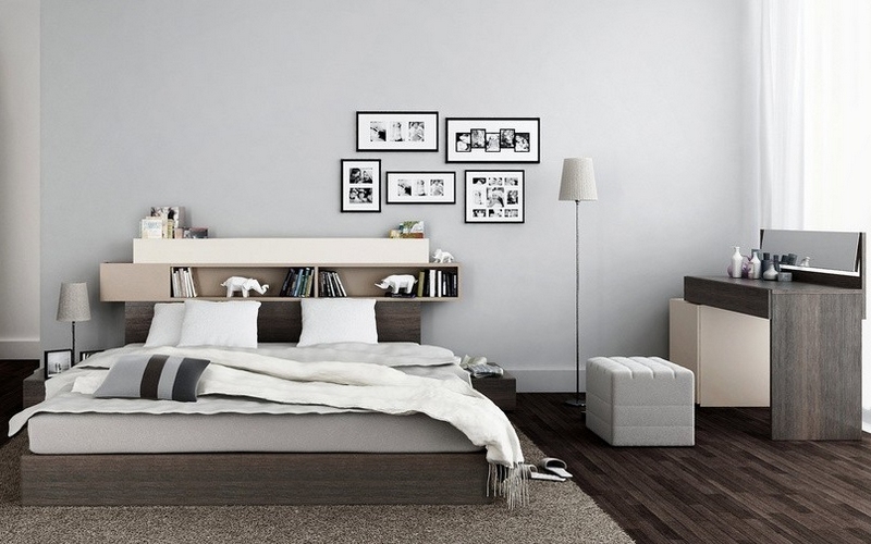 tête-lit-avec-rangement-design-élégant-chambre-gris-perle-taupe