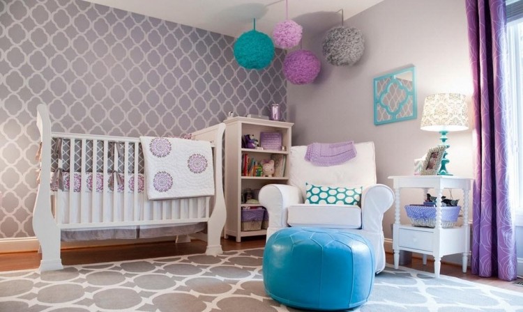Chambre enfant bleu et déco aux accents colorés ! De bébé Chambre idées Matelot