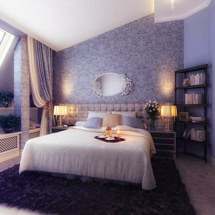 Couleur pour chambre chaleureuse aux tons foncés ! Disposition des tapis dans une chambre