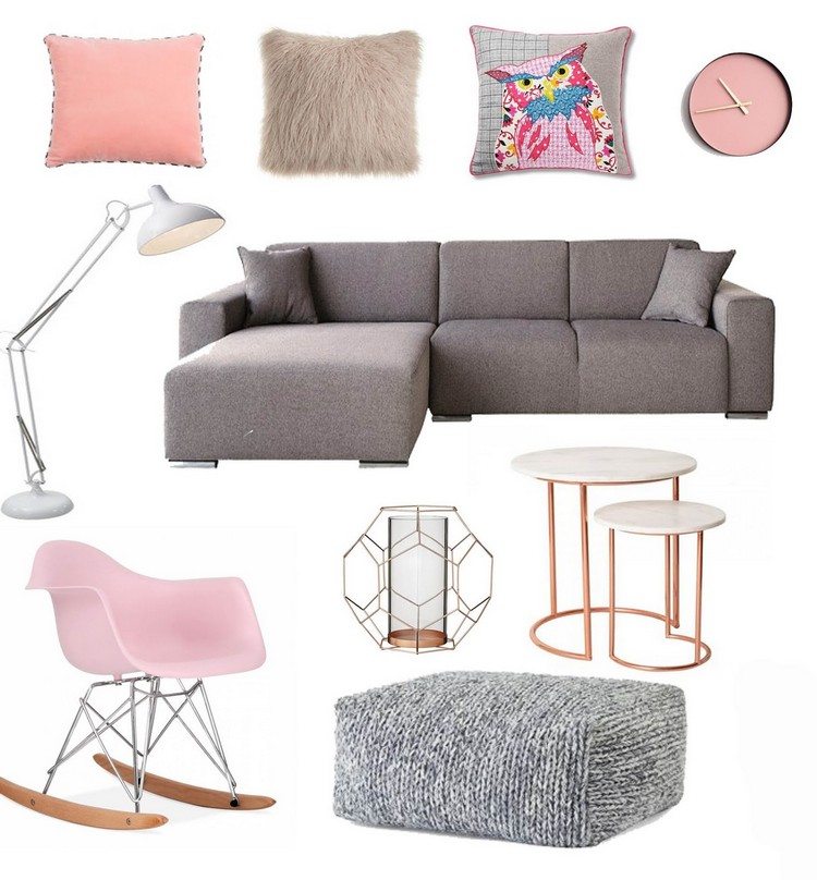 couleur-pantone-2016-rose-quartz-gris-objets-déco-salon