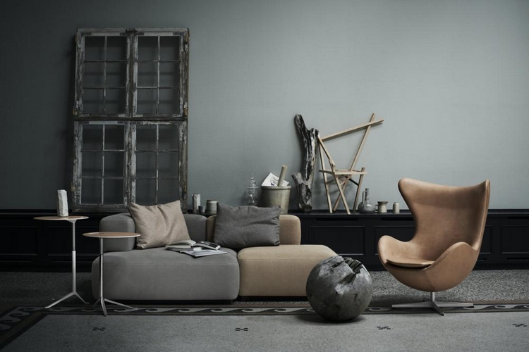 fauteuil-Oeuf-classique-Jacobsen-cuir-cognac-aspect-usé-design-original