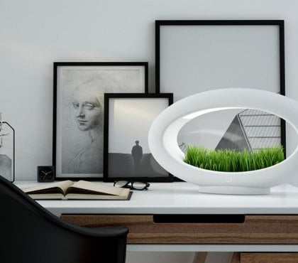 lampe-table-sans-fil-bureau-design-unique-led-herbe