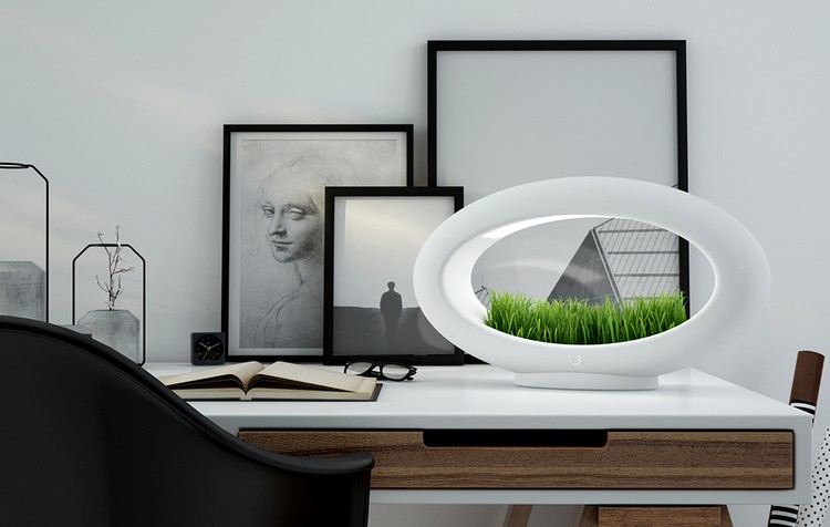 lampe-table-sans-fil-bureau-design-unique-led-herbe