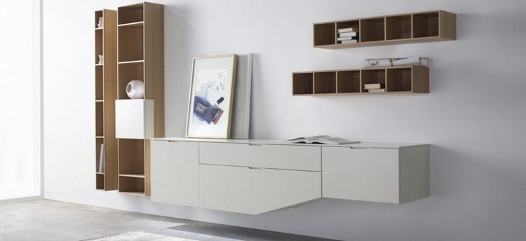 meuble de salon moderne -colonnes-etageres-meuble-mural-tiroirs-Cut-X 672