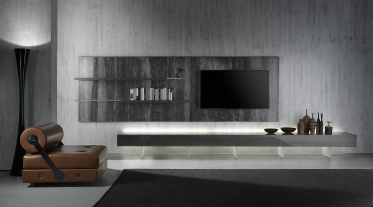 meuble-salon-design-canapé-cuir-marron-série-nc-landscape-acerbis