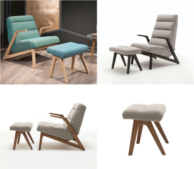 meuble-salon-design-fauteuils-chaises-revêtus-tissu-coloré