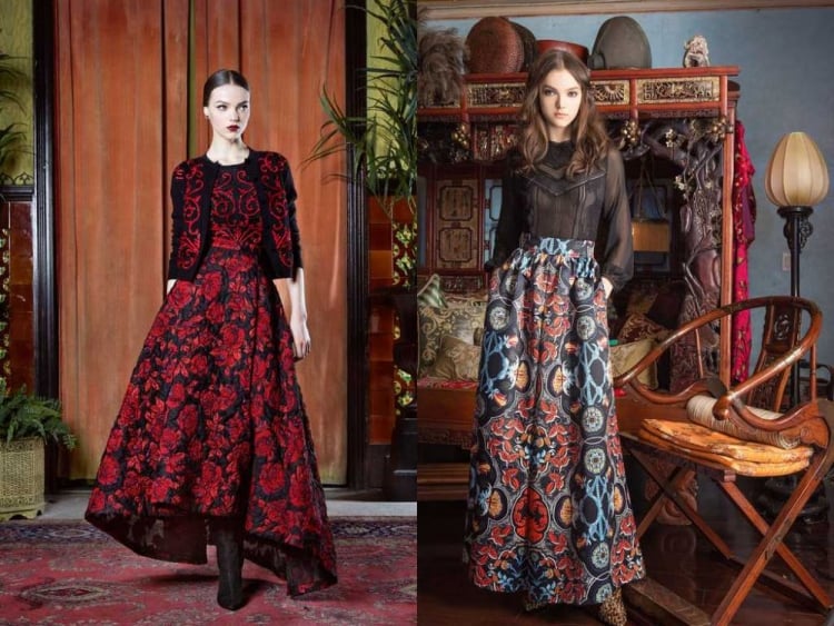 mode-femme-hiver-2015-2016-jupes-multicolores