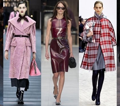 mode-femme hiver 2015 2016 robe-cuir-tailleur-manteaux-tweed