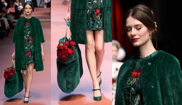 mode-femme-hiver-2015-2016-robe-veste-dolce-gabbana