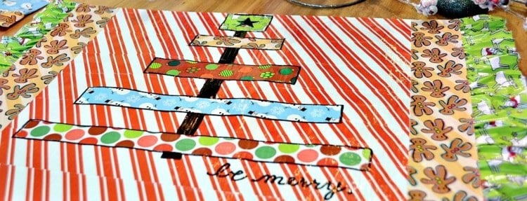 set de table Noël -patchwork-chutes-tissu-motifs-traditionnels