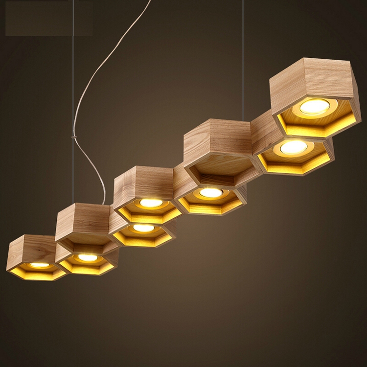 suspension-bois-design-Pilke-Light-forme-nid-abeilles-alvéoles-hexagonales