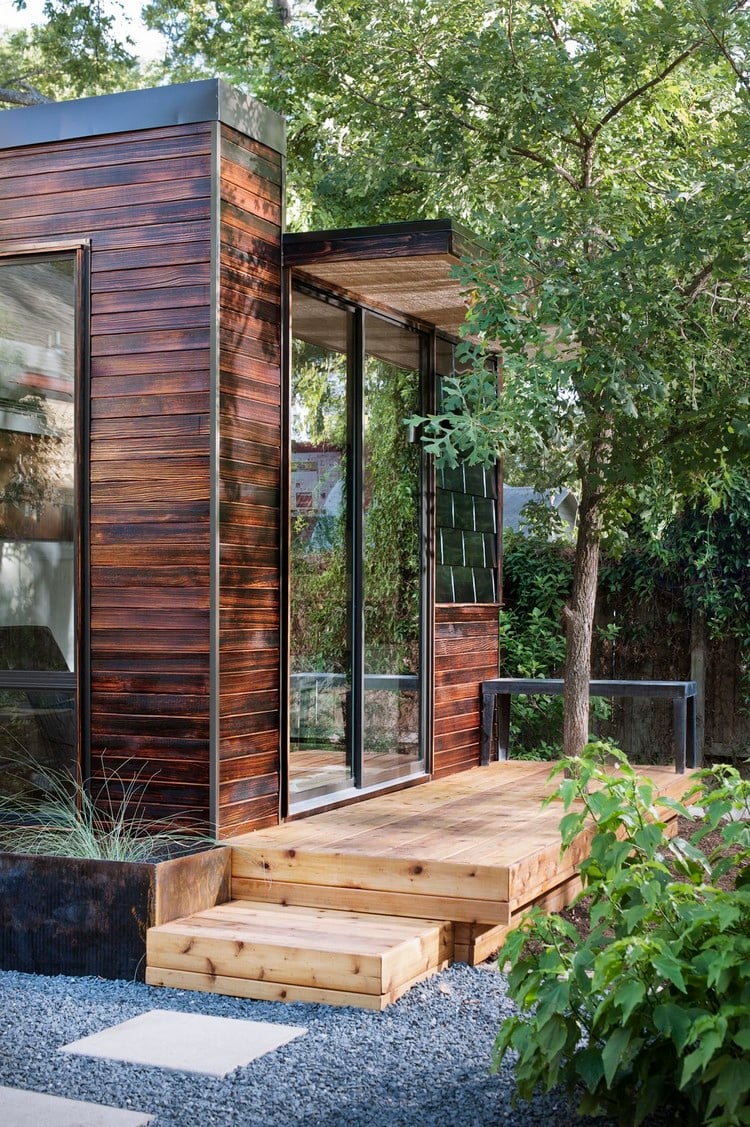 bardage bois extérieur -Sett-Studio-cabane-jardin-moderne