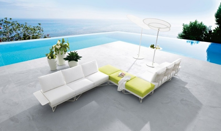 Canapé de jardin moderne nos coups de cÅur en 21 photos ! Banquette Ronde Créatif