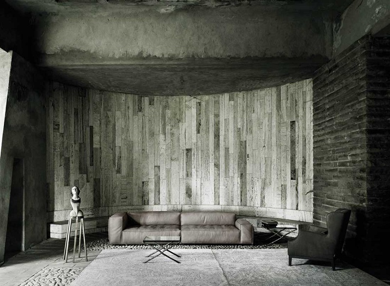 canapé-italien-design-moderne-Living-Divani-Neowall-Sofa-gris