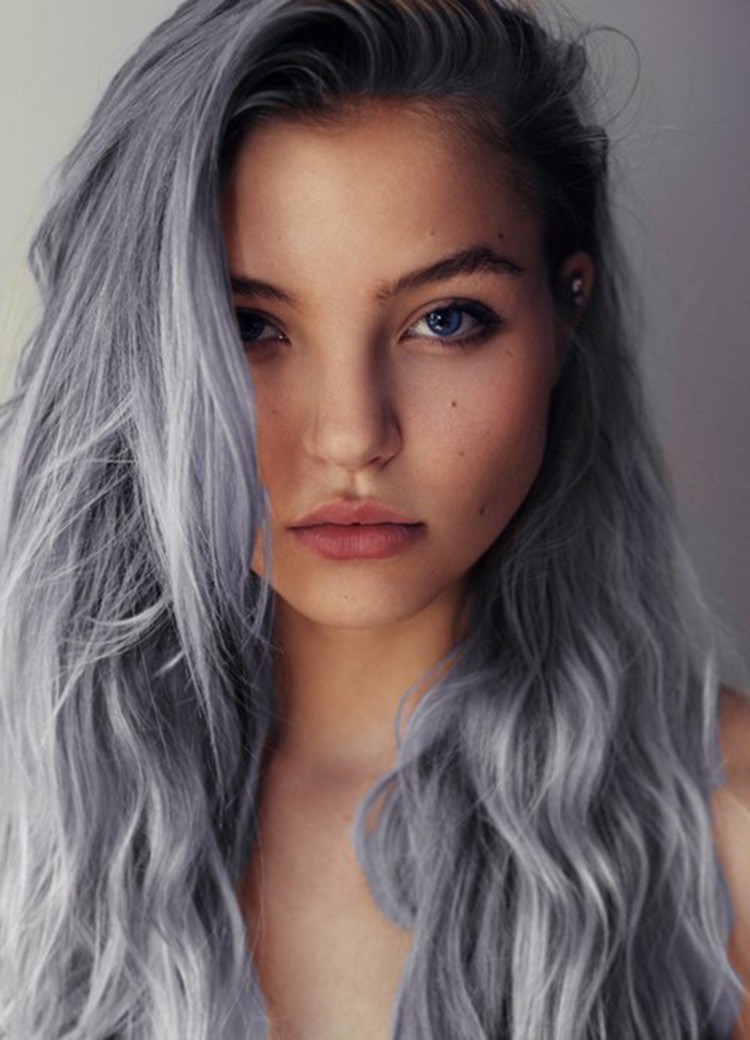 cheveux gris -lilas-nuance