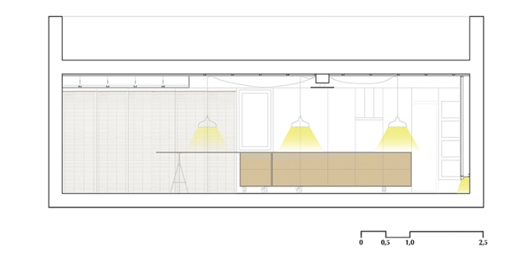 coupe-verticale-cuisine-maison-architecte-Valence-sol-pierre-intérieur