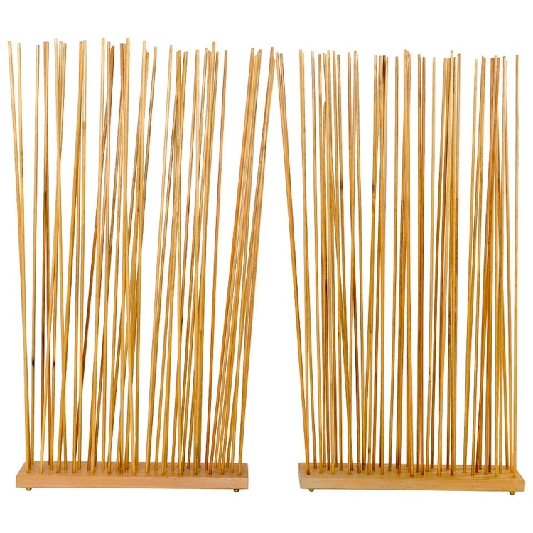 paravent bois -batons-bambou-style-exotique