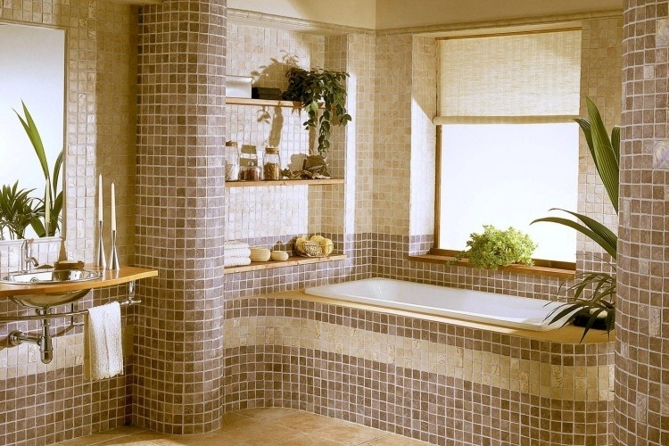 Salle de bain mosaique - idées et conseils en 23 photos cool