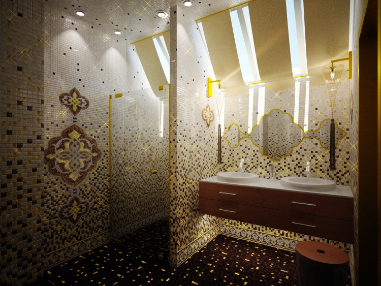 salle-bain-mosaique-motifs-marocains-vasques
