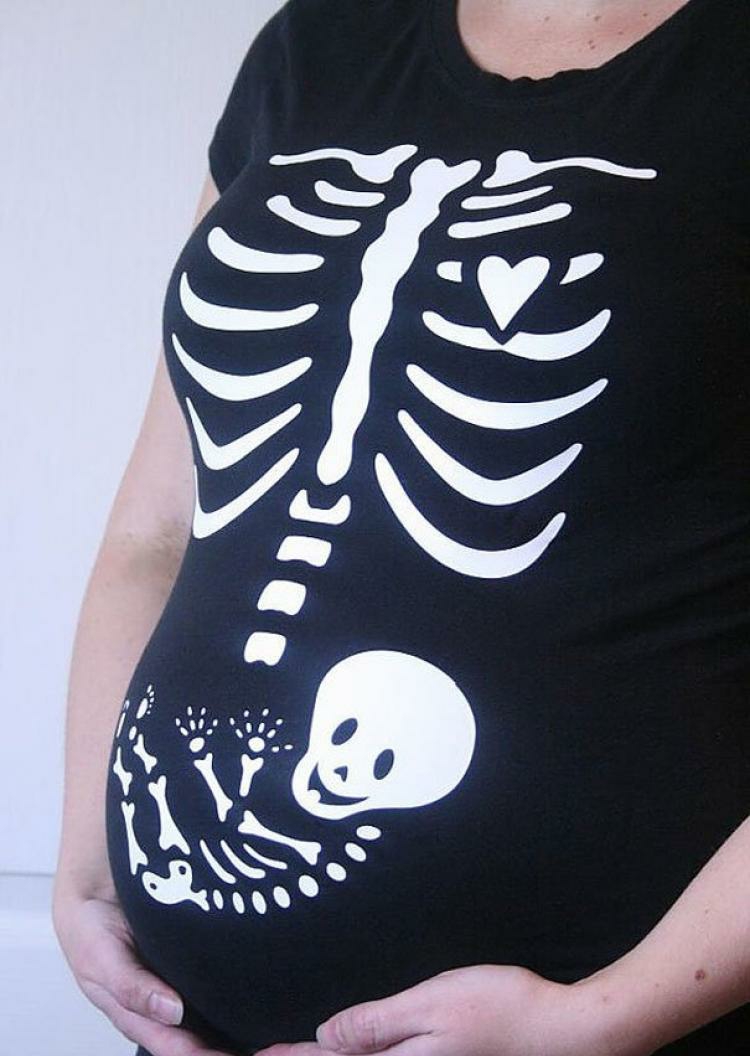 t-shirt-originaux-femme-enceinte-halloween
