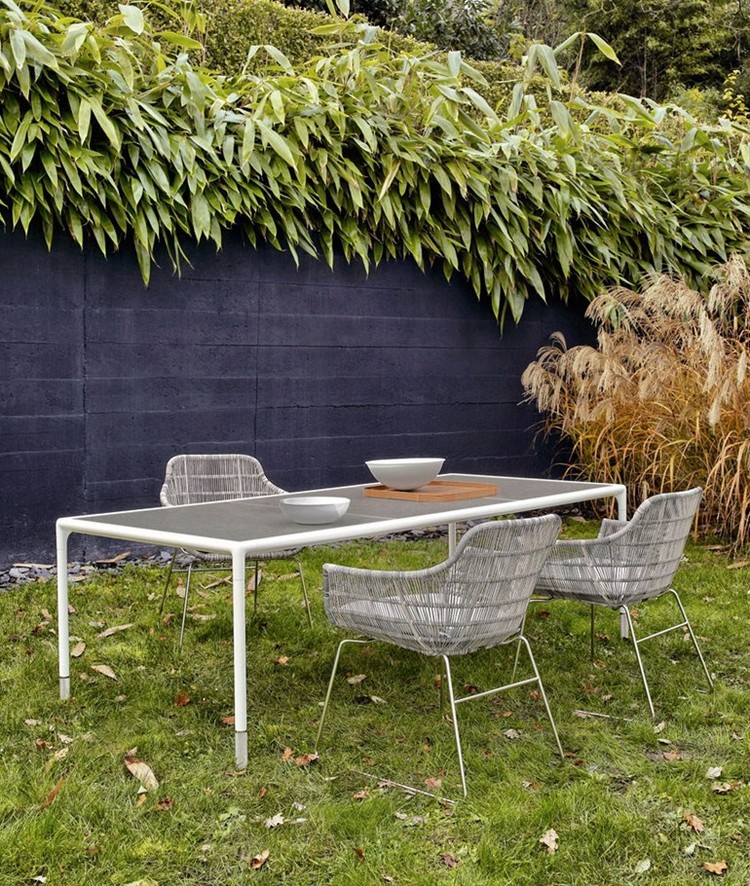 table d’extérieur –design-rectangulaire-bicolore-SPRINGTIME-B&B Italia Outdoor