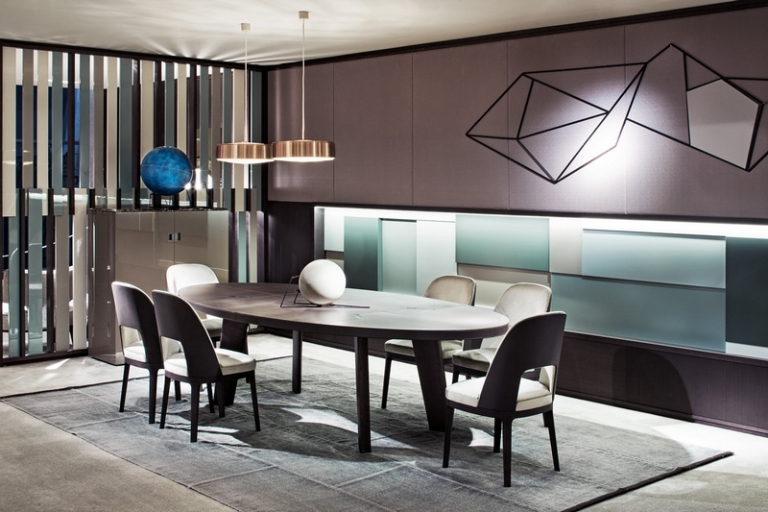 table-salle-manger-design-italien-Flexform-Judit