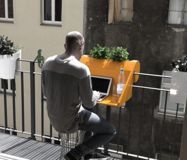 Aménager un balcon riquiqui avec un mobilier fonctionnel ! Désign Coloré Balcon