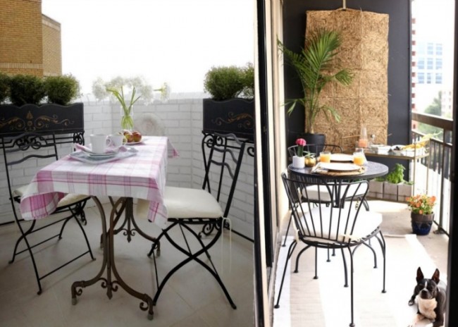 Aménager un balcon riquiqui avec un mobilier fonctionnel !