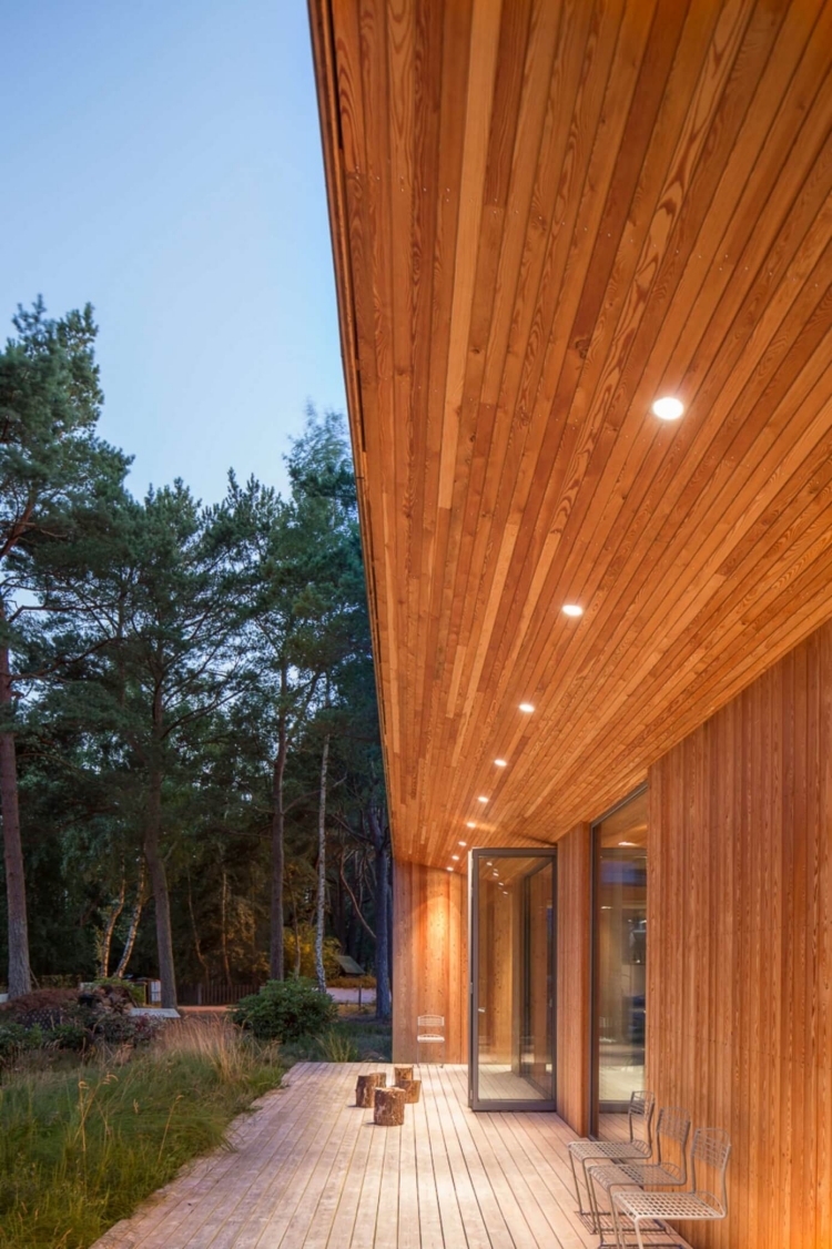bardage-bois-extérieur-abri-plafond-élcairage-intégré