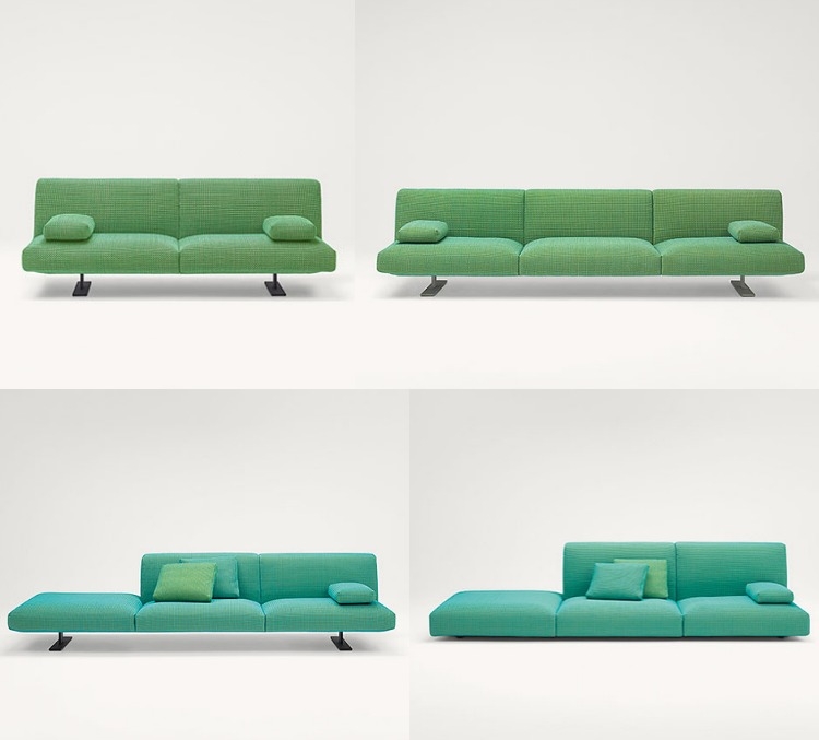 canapés modulables-verts-design-moderne-disponibles-2-hauteurs-assise