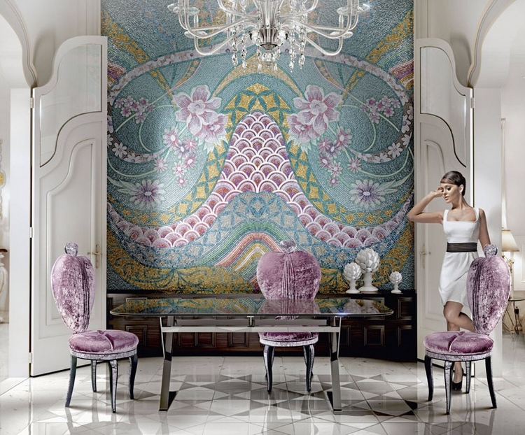 carrelage-mosaique-impressionnant-design-italien-Sicis-motifs-floraux