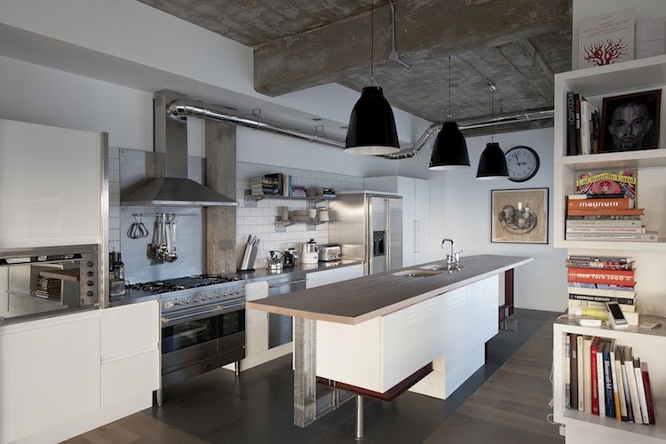 Cuisine industrielle contemporaine en 50 photos formidables Cuisine décor Beton