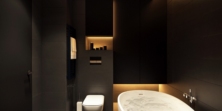 décoration-noir-blanc-couleurs-foncées-salle-bains-toilettes