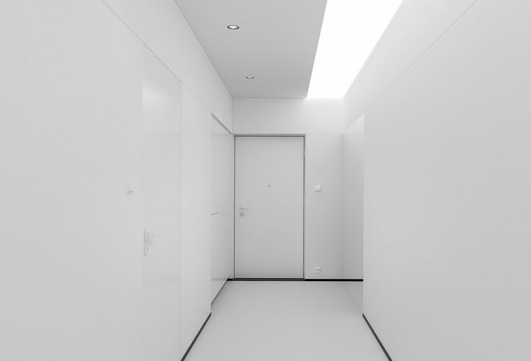 décoration-noir-blanc-couloir-entrée-maison-plinthes-noires