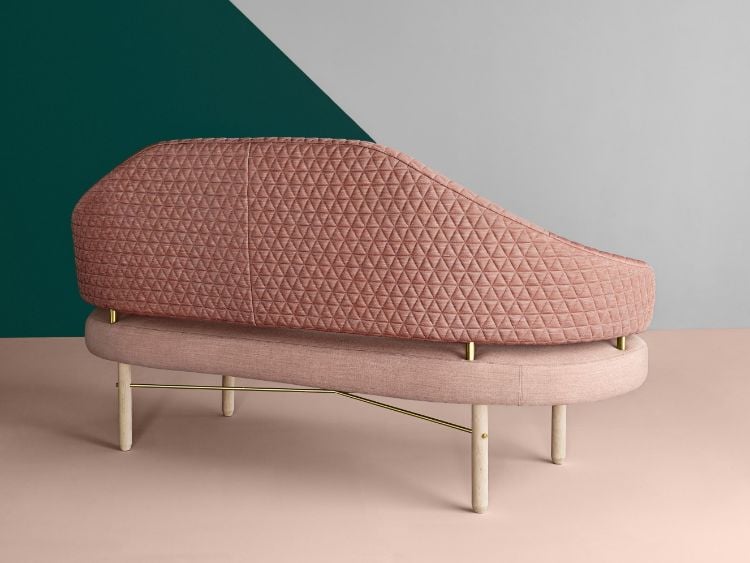 meubles design -canape-assise-rembourree-rose-quartz-dossier-rose-rembourre-SIMONE