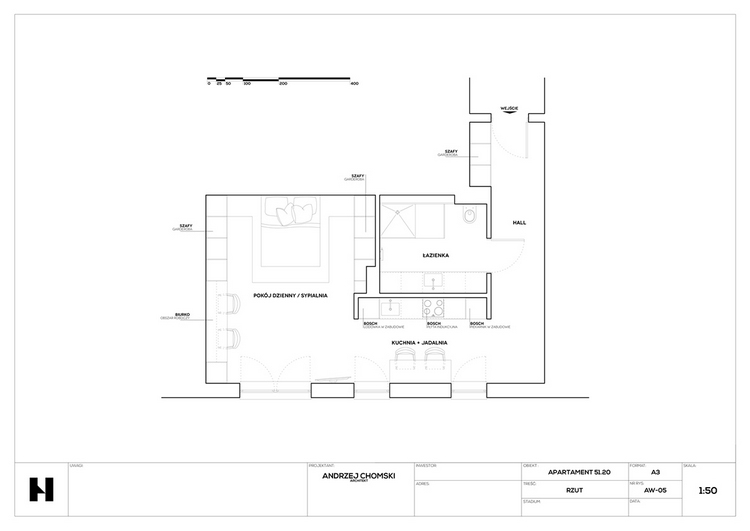 plan-architectural-appartement-51-mètres-carrés-décoration-noir-blanc
