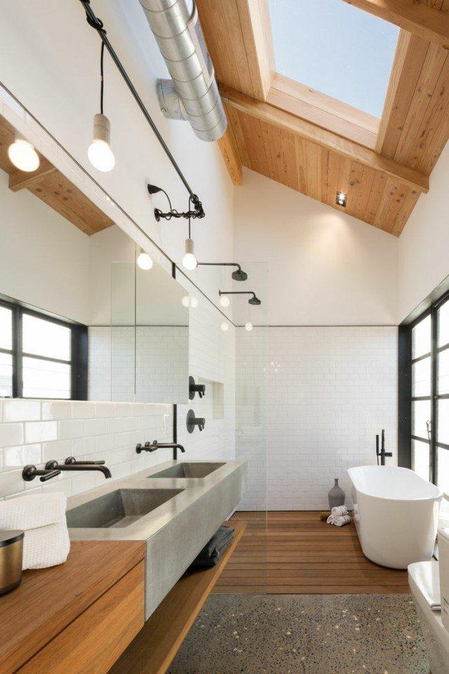 Salle de bain en bois en 30 idées inspirantes ! Décor Baignoires Rangement