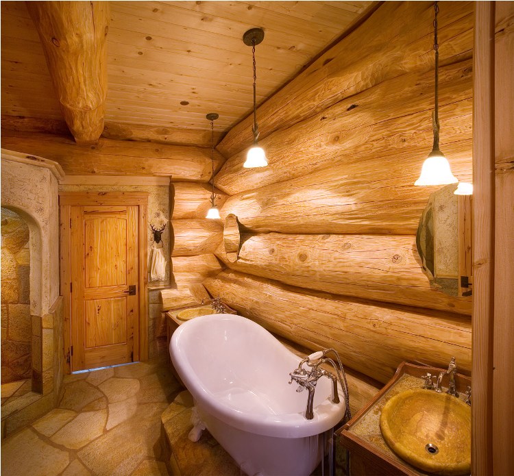 salle-bain-bois-mur-baignoire-îlot-suspensions-design-porte-plafond