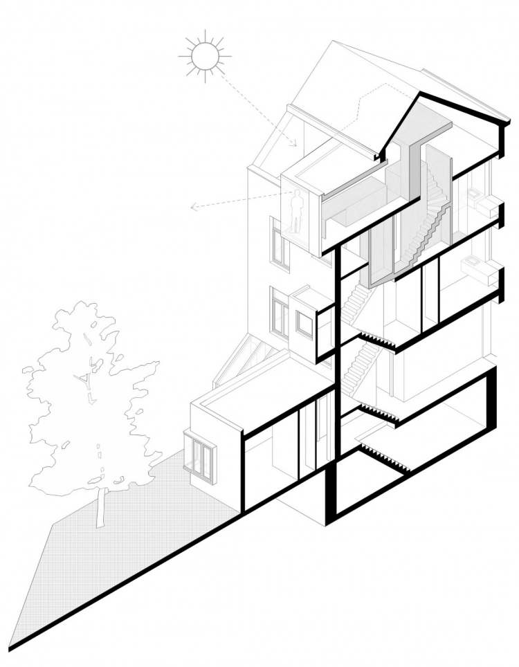 armoire bois plan-architectural-maison-rénovation