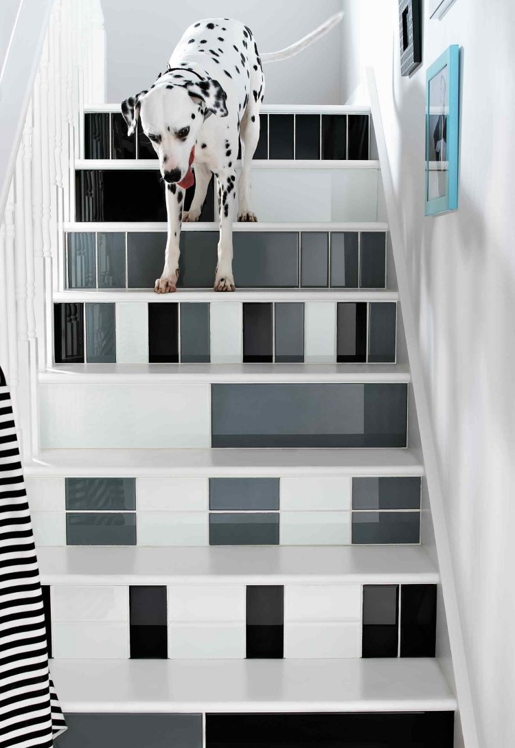 carrelage-original-escalier-blanc-noir-gris-taupe