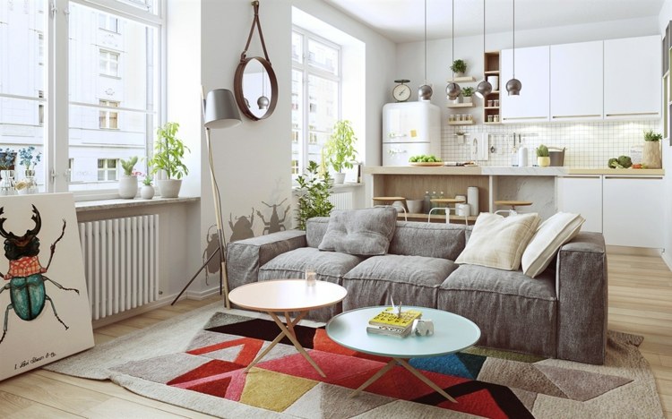 Déco style scandinave de 10 appartements d'architecte ! Décoration salon style nordique
