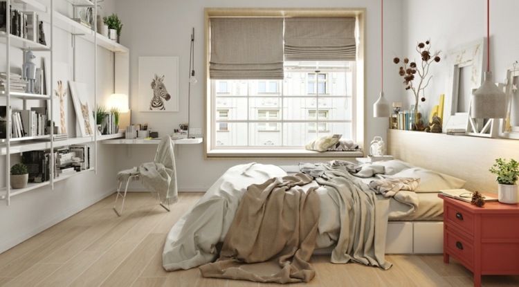 Déco style scandinave de 10 appartements d'architecte ! Scandinave Chambre désign