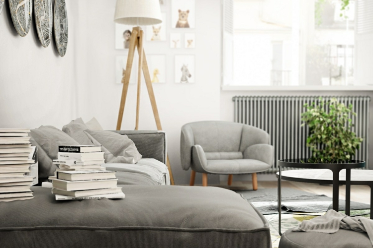 déco-style-scandinave-chaise-gris-taupe-plante-lampadaire