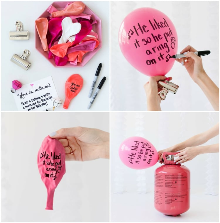 décoration en ballons gonflables enterrement de vie de jeune fille citations originales