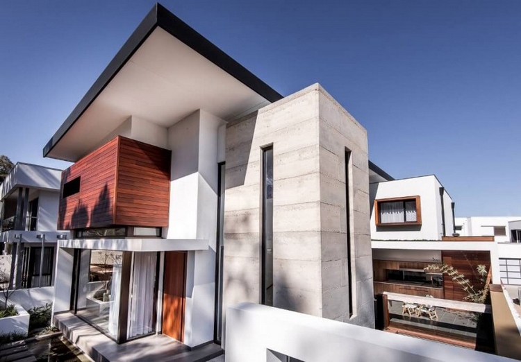 extérieur-maison-architecte-Floreat-Perth-Australie-meubles-bois-modernes